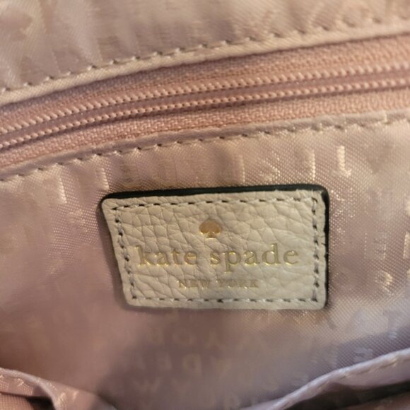KATE SPADE Alecia Single Top Handle Leather Saddle Shoulder Crossbody Bag - Picture 11 of 14